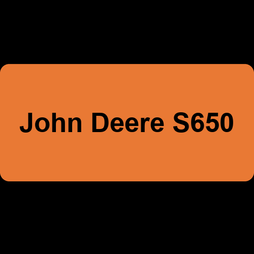 John Deere S650
